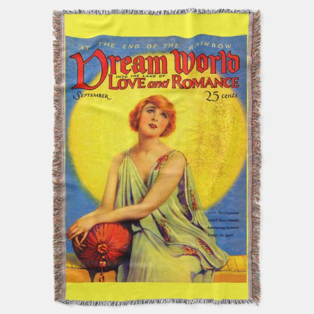 Titelblatt der Dream World-Zeitschrift der 1920er  Decke (Vorderseite Vertikal)