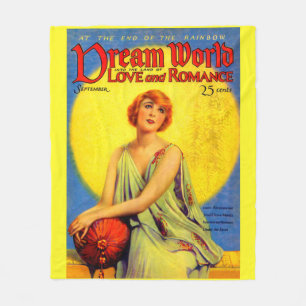 Titelblatt der Dream World-Zeitschrift der 1920er  Fleecedecke