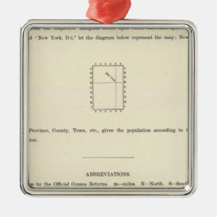 Titelblatt der Rückseite indexierte Atlas Ornament Aus Metall