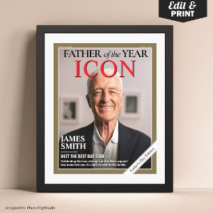 Titelblatt des Magazins Custom Vathers Day, Gesche Poster