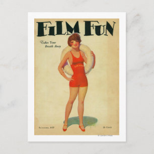 Titelblatt des Magazins Film Spaß 2 Postkarte