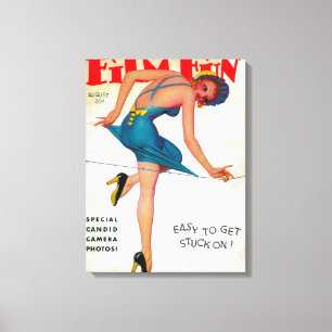 Titelblatt des Magazins Film Spaß 9 Leinwanddruck