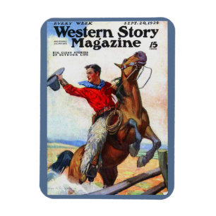 Titelblatt des Western Story Magazins 1924 Magnet