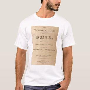 Titelblatt eines topographischen Atlasses T-Shirt