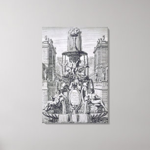 Titelblatt 'vom Brunnen und Waterjets im Ita Leinwanddruck