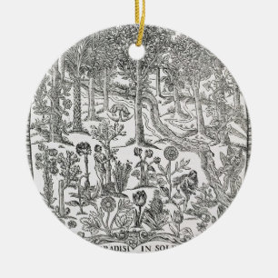 Titelblatt 'von der Paradisi Sohle; Paradisus Keramik Ornament