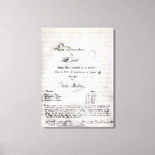 Titelblatt von 'La Damnation de Faust' Leinwanddruck