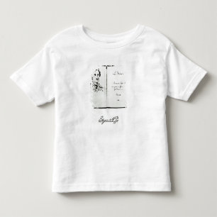 Titelblatt von "Les Poemes" durch Edgar Allan Poe Kleinkind T-shirt
