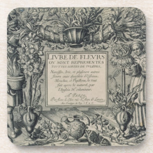 Titelblatt von "Livre-DES Fleurs" durch Jean Le Untersetzer