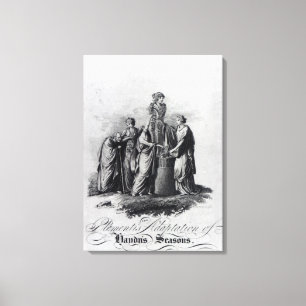 Titelblatt von Muzio Clementis Anpassung Leinwanddruck