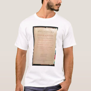 Titelblatt von Volumen I Englisch T-Shirt