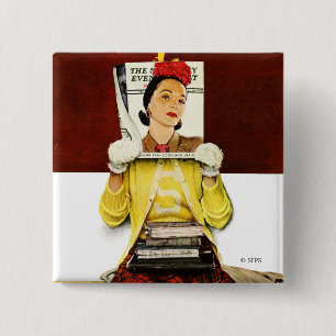 Titelmädchen Button