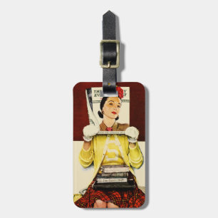 Titelmädchen Gepäckanhänger