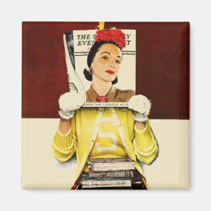 Titelmädchen Magnet