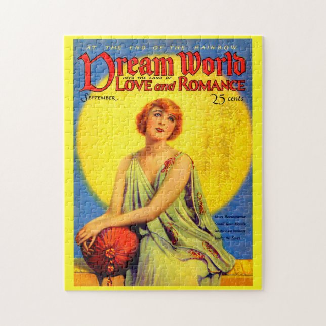 Titelseite der Dream World-Zeitschrift aus den 192 Puzzle (Vertikal)
