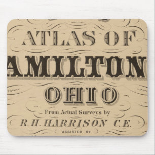 Titelseite des Hamilton Landkreis Atlas Mousepad