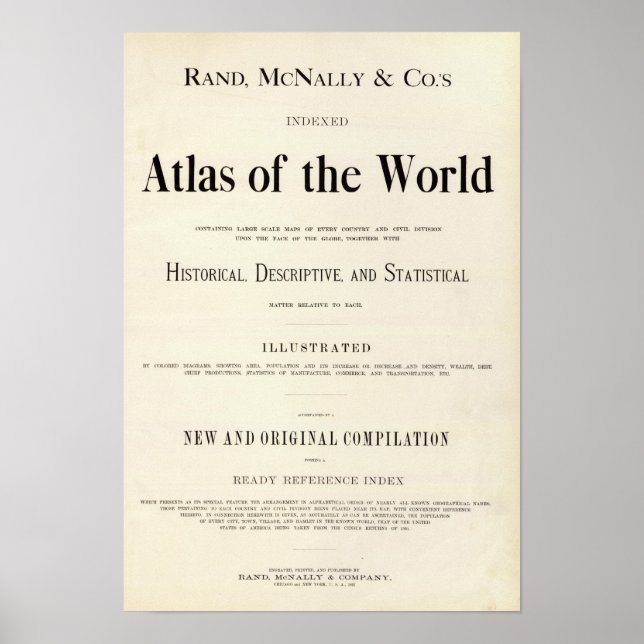 Titelseite des indizierten Atlas Poster (Vorne)