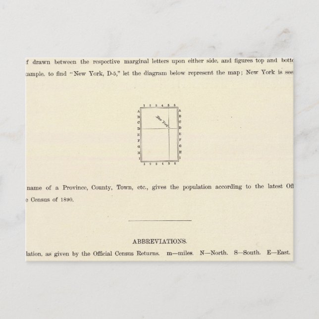 Titelseite des indizierten Verso-Atlas Postkarte (Vorderseite)