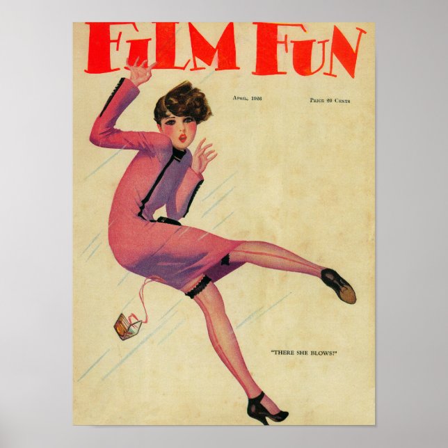 Titelseite des Magazins Film Fun Poster (Vorne)