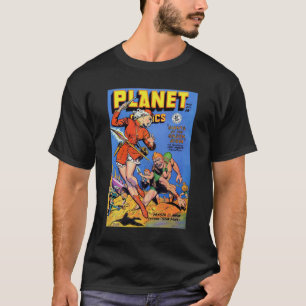 Titelseite des Planet-Comic #55   VINTAGES COMIC T-Shirt