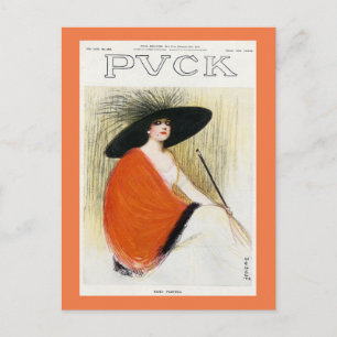 Titelseite des Puck Magazine 1912 Postkarte