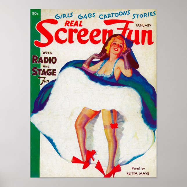 Titelseite des Real Screen Fun Magazine 2 Poster (Vorne)