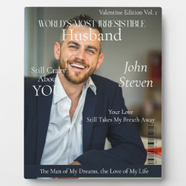 Titelseite des weltweit unwiderstehlichsten Magazi Fotoplatte