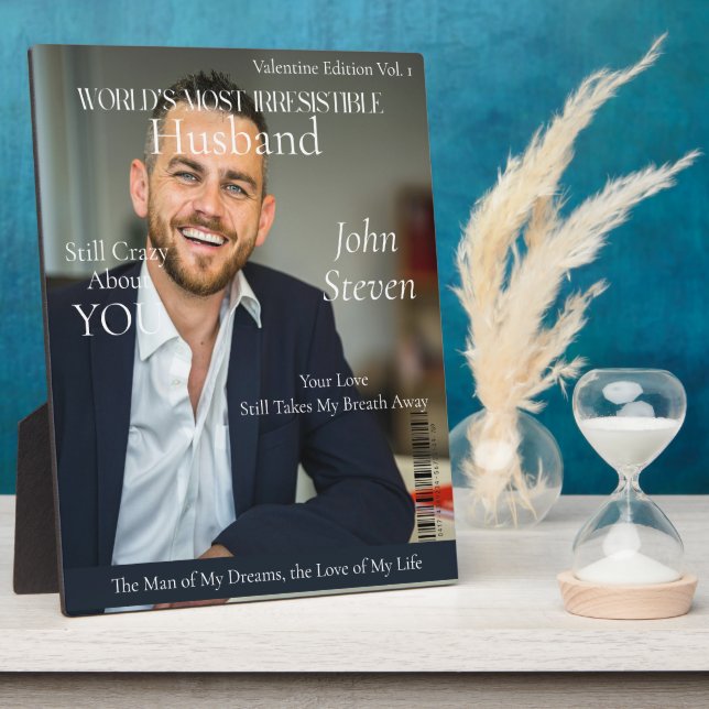 Titelseite des weltweit unwiderstehlichsten Magazi Fotoplatte (Seite)