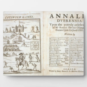 Titelseite für "Annalia Dubrensia: Auf dem Jemen Fotoplatte