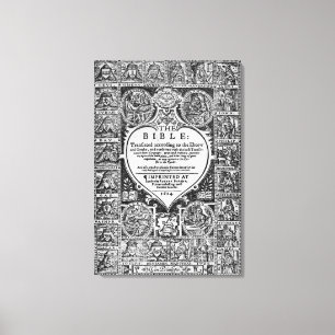 Titelseite für die englische Übersetzung Leinwanddruck