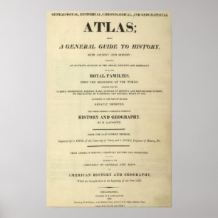 Titelseite Vollständige genetische, historische Poster