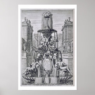 Titelseite von "Brunnen und Wasserjets in der Ita Poster