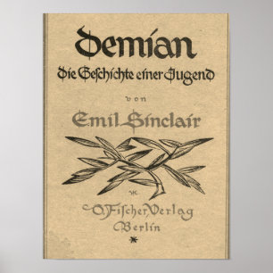 Titelseite von Demian (1919) Poster