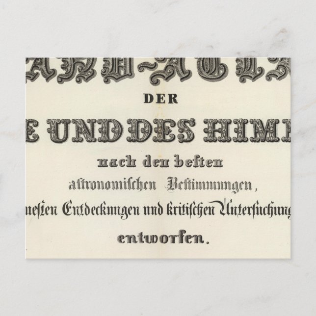 Titelseite von HandAtlas Postkarte (Vorderseite)