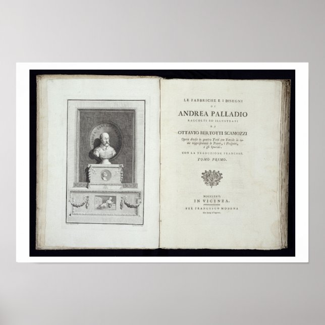 Titelseite von "Le Fabbriche e i Disegni di Andrea Poster (Vorne)