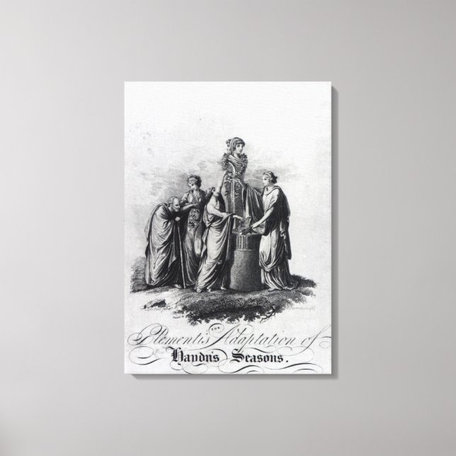 Titelseite von Muzio Clementis Adaption Leinwanddruck (Vorderseite)