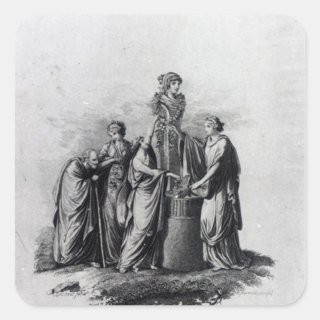 Titelseite von Muzio Clementis Adaption Quadratischer Aufkleber (Vorderseite)