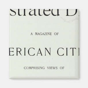 Titelseite von San Francisco Kalifornien Magnet