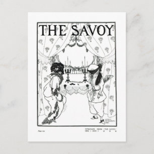 Titelseite von "The Savoy" Nr. 1 und 2, 1896 (bele Postkarte