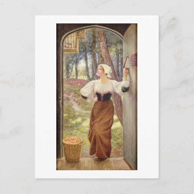 Tithe in Art (w/c auf Papier) Postkarte (Vorderseite)