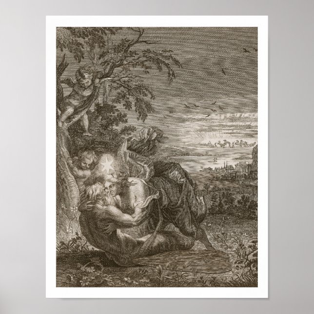 Tithonus, Auroras Husband, verwandelte sich in ein Poster (Vorne)