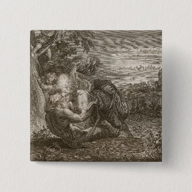 Tithonus, der Ehemann der Aurora, machte zu ein Button (Vorderseite)