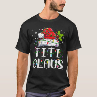 Titi Claus Weihnachtsmann Hut passende Familie Xma T-Shirt