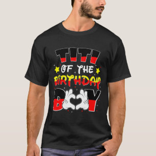 Titi des Geburtstagsjungen-Shirts passend Spaß Tan T-Shirt