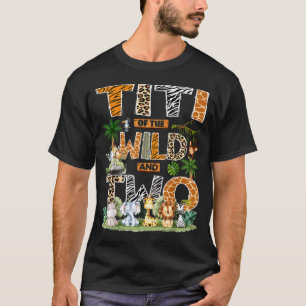Titi Of The Wild & Two Zoo 2. Geburtstags-Safa T-Shirt