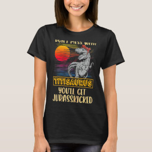 Titi Rex Dinosaurs Mommy Saurus T-Shirt