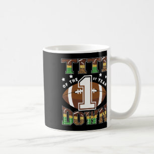 Titi zum 1. Geburtstag Down Football First Birthda Kaffeetasse