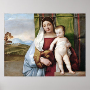 Titian Sinti und Roma Madonna Poster