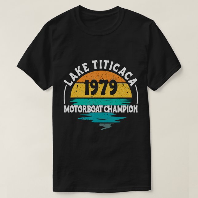 Titicaca Motorboat Champion T - Shirt (Design vorne)