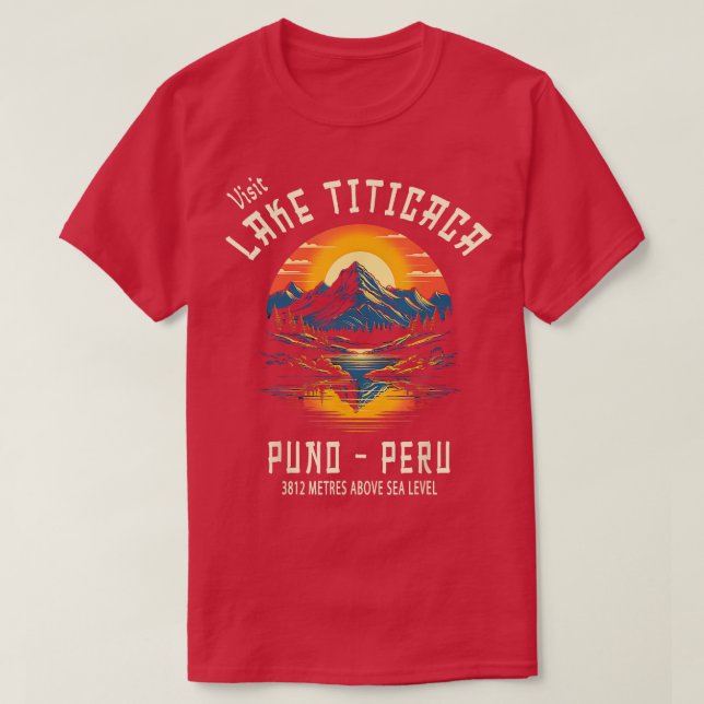 Titicaca-See 6 T-Shirt (Design vorne)